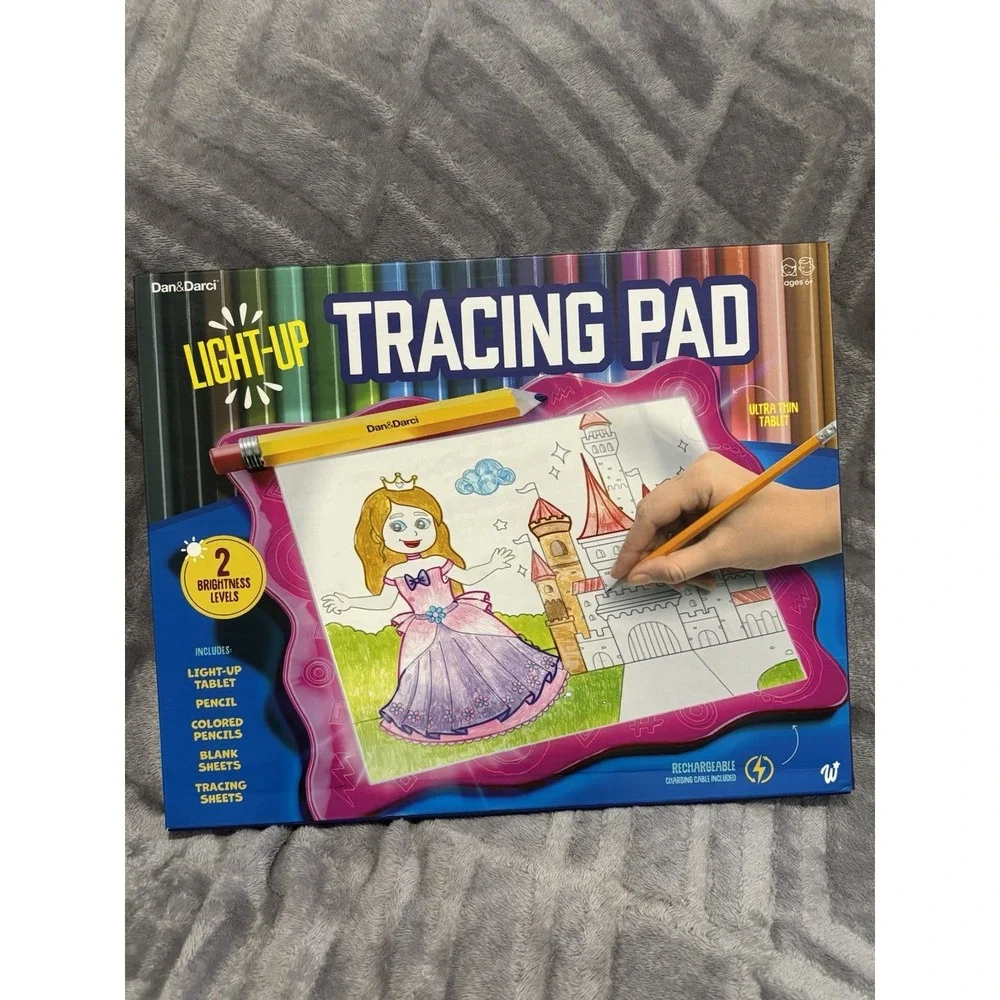 Light Up Tracing Pad for Kids - Arts & Crafts Writing Drawing kit for Girls, Boy